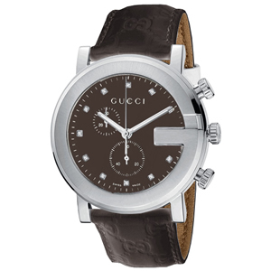gucci leather watch