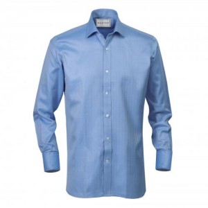 blue herringbone shirt dalvey