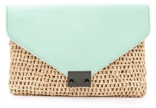 Loeffler Randall Lock clutch
